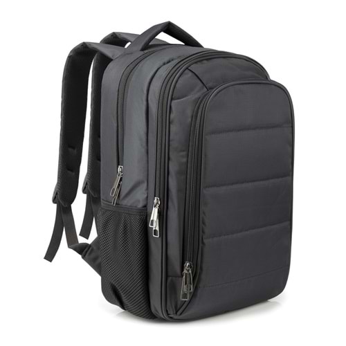 YÖRÜK SİYAH LAPTOP BÖLMELİ SIRT ÇANTASI