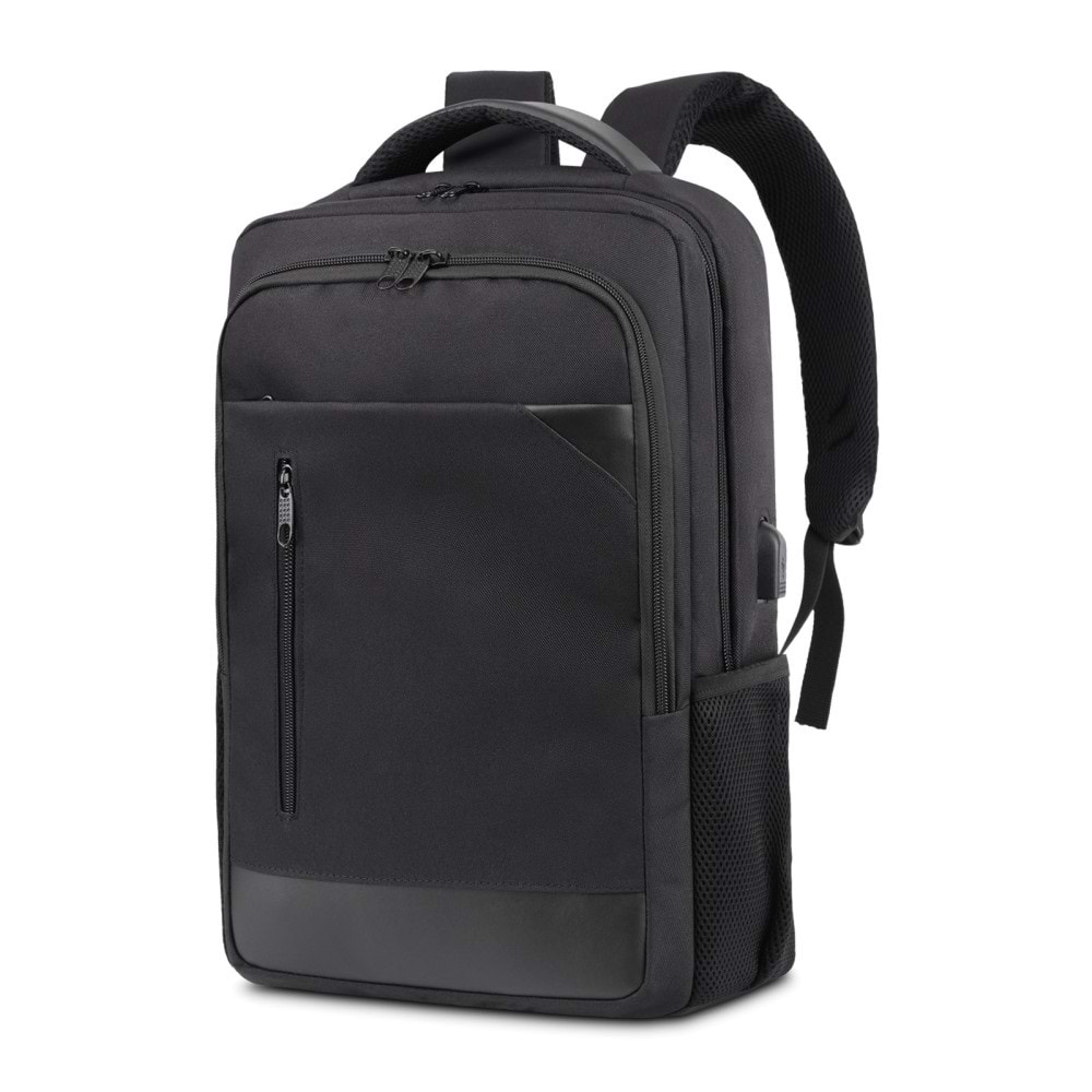 YÖRÜNGE SİYAH LAPTOP BÖLMELİ SIRT ÇANTASI