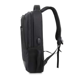 YÖRÜNGE SİYAH LAPTOP BÖLMELİ SIRT ÇANTASI