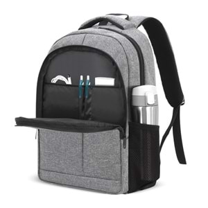 GÖÇ GRİ LAPTOP BÖLMELİ SIRT ÇANTASI