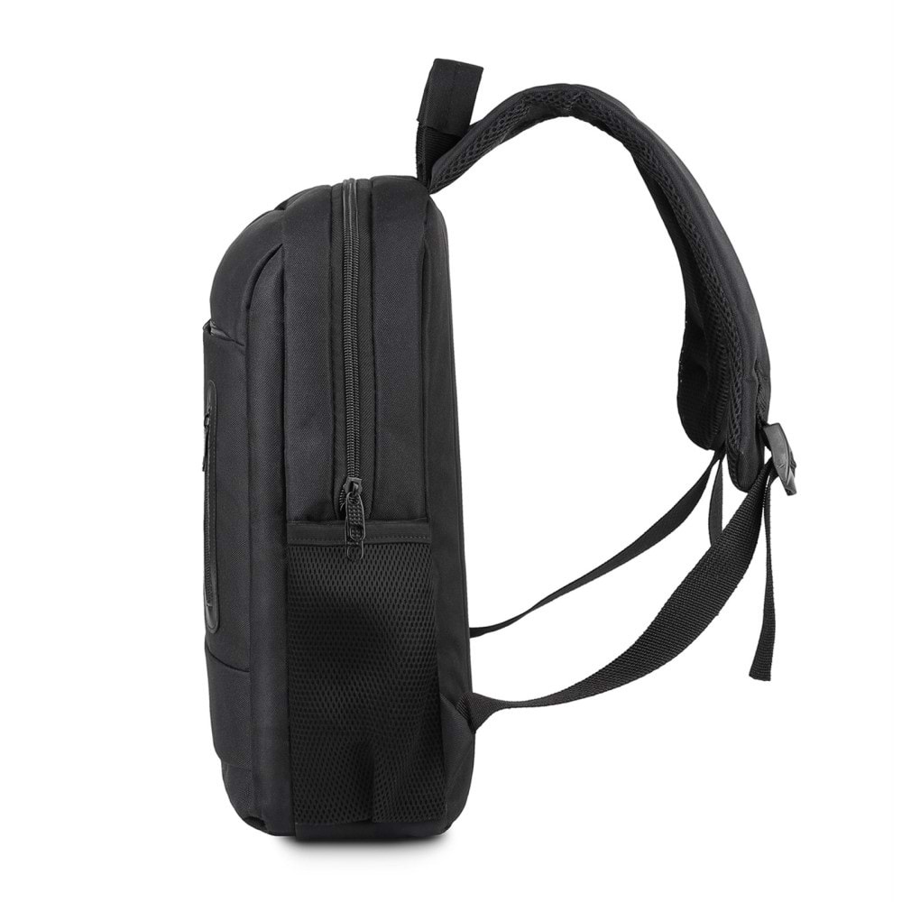 KUTUP SİYAH LAPTOP BÖLMELİ SIRT ÇANTASI