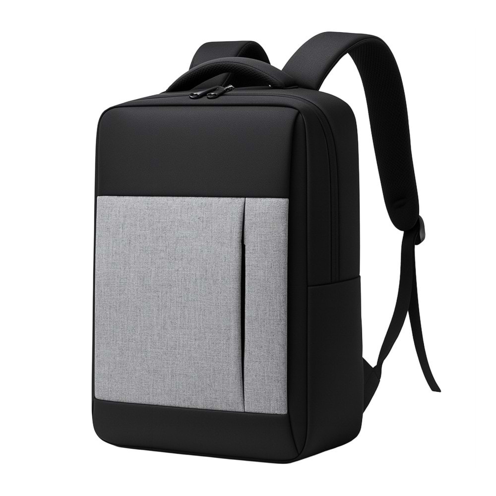 SERİNAY SİYAH LAPTOP BÖLMELİ SIRT ÇANTASI
