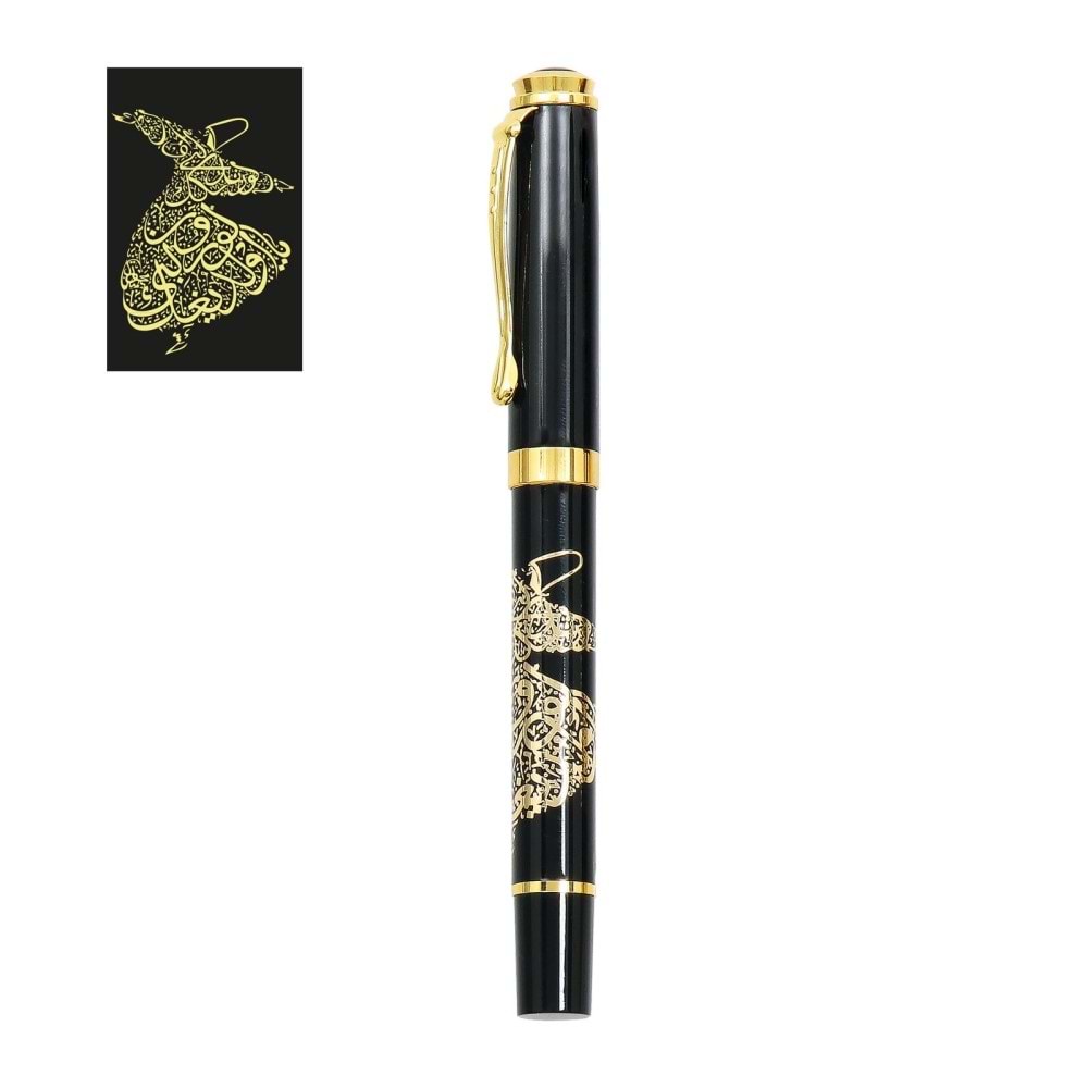 YÜREĞİR MEVLANA KABARTMALI TEKLİ KALEM SETİ