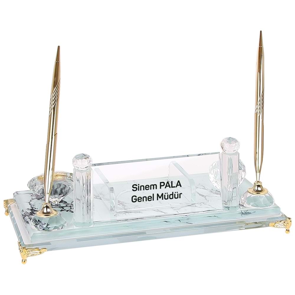 BULUT KRİSTAL MASA SETİ