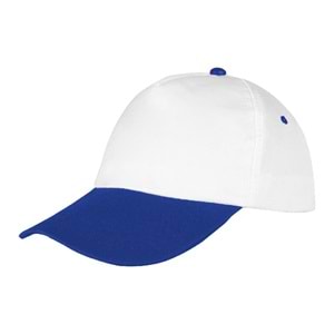 PAPATYA BEYAZ-SAKS MAVİ POLYESTER ŞAPKA