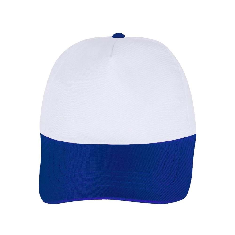 PAPATYA BEYAZ-SAKS MAVİ POLYESTER ŞAPKA