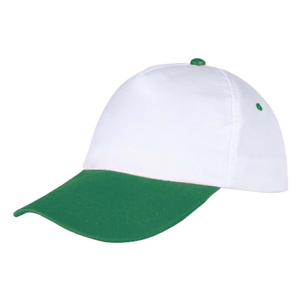 PAPATYA BEYAZ-YEŞİL POLYESTER ŞAPKA