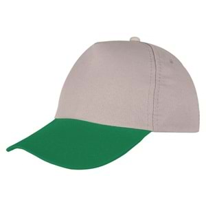 PAPATYA BEJ-YEŞİL POLYESTER ŞAPKA