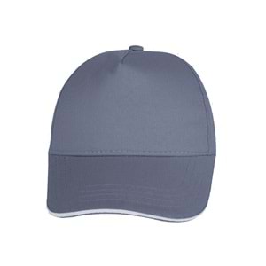 POMELO GRİ SANDWICH SİPER COTTON ŞAPKA