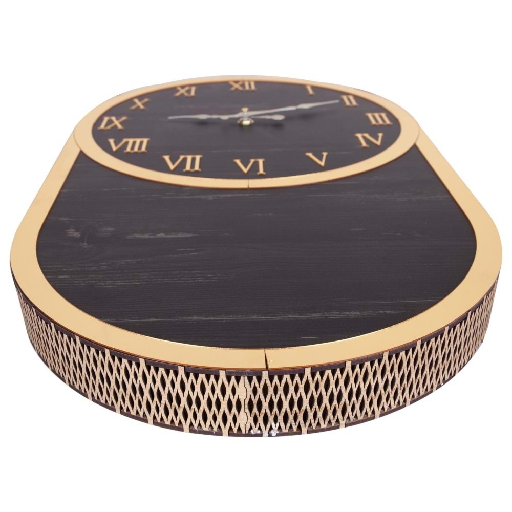 ORİON AHŞAP KASA DUVAR SAATİ (300X500 MM)