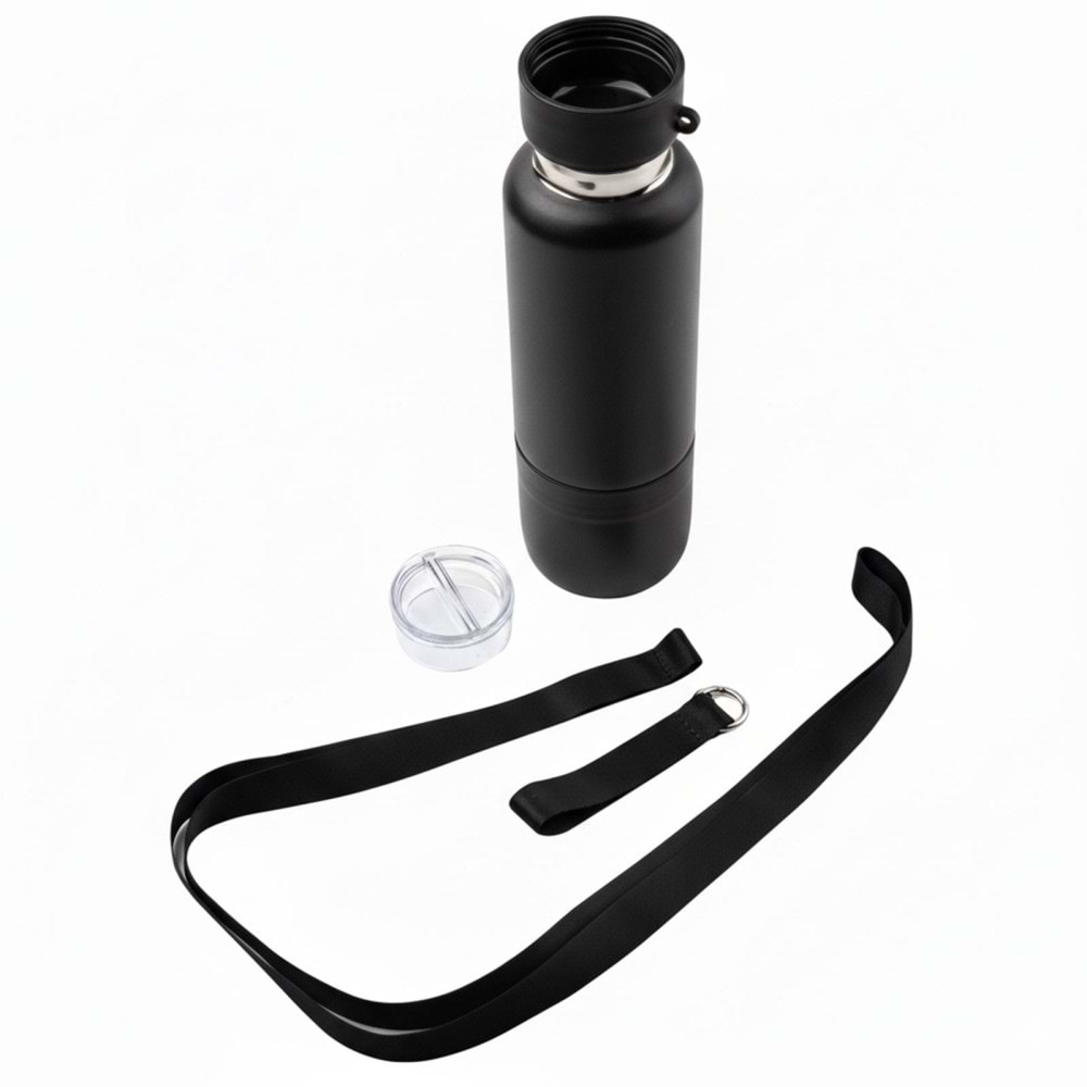 ULUDAĞ SİYAH 500 ML BARDAKLI TERMOS