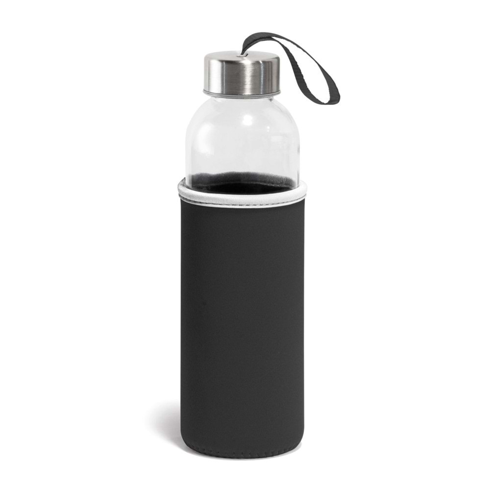 LADOGA SİYAH 550 ML CAM MATARA