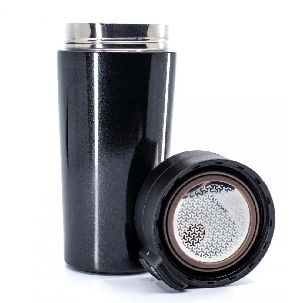 KARİNE SİYAH 380 ML SÜZGEÇLİ TERMOS