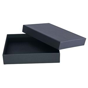 SELVİ SİYAH GEÇME KAPAK POWERBANK KUTU (17X13X3 CM)