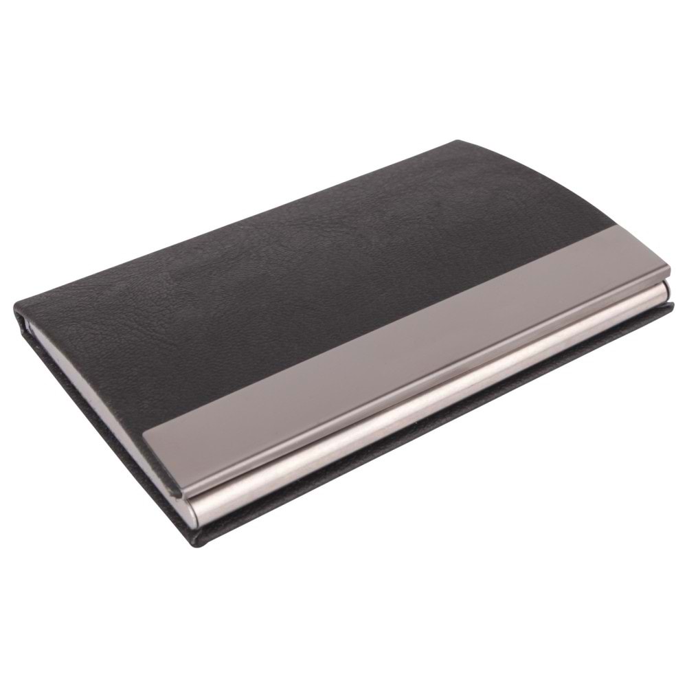 NAZENDE SİYAH DERİ KARTVİZİTLİK