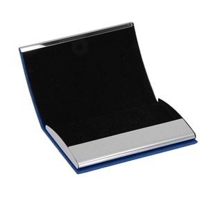 NAZENDE LACİVERT DERİ KARTVİZİTLİK