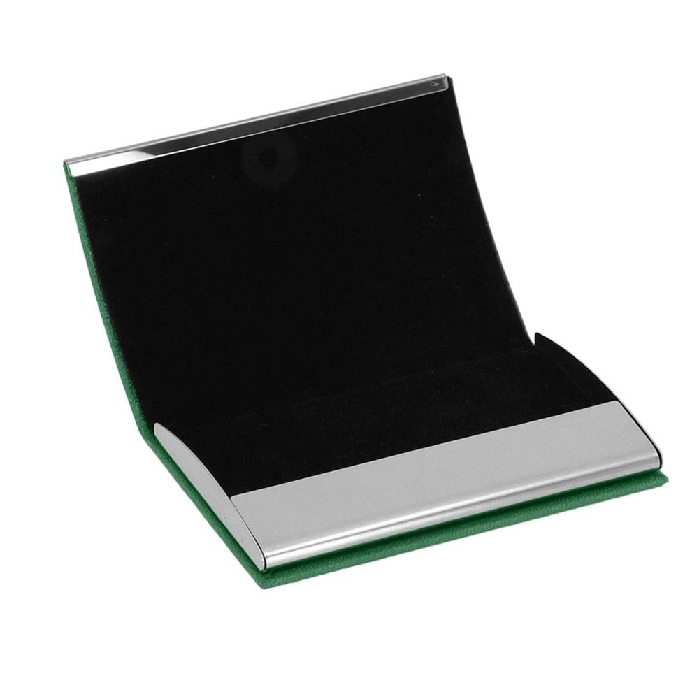 NAZENDE YEŞİL DERİ KARTVİZİTLİK