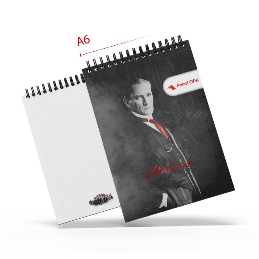 ALA-29 ATA SPİRALLİ A6 BLOKNOT