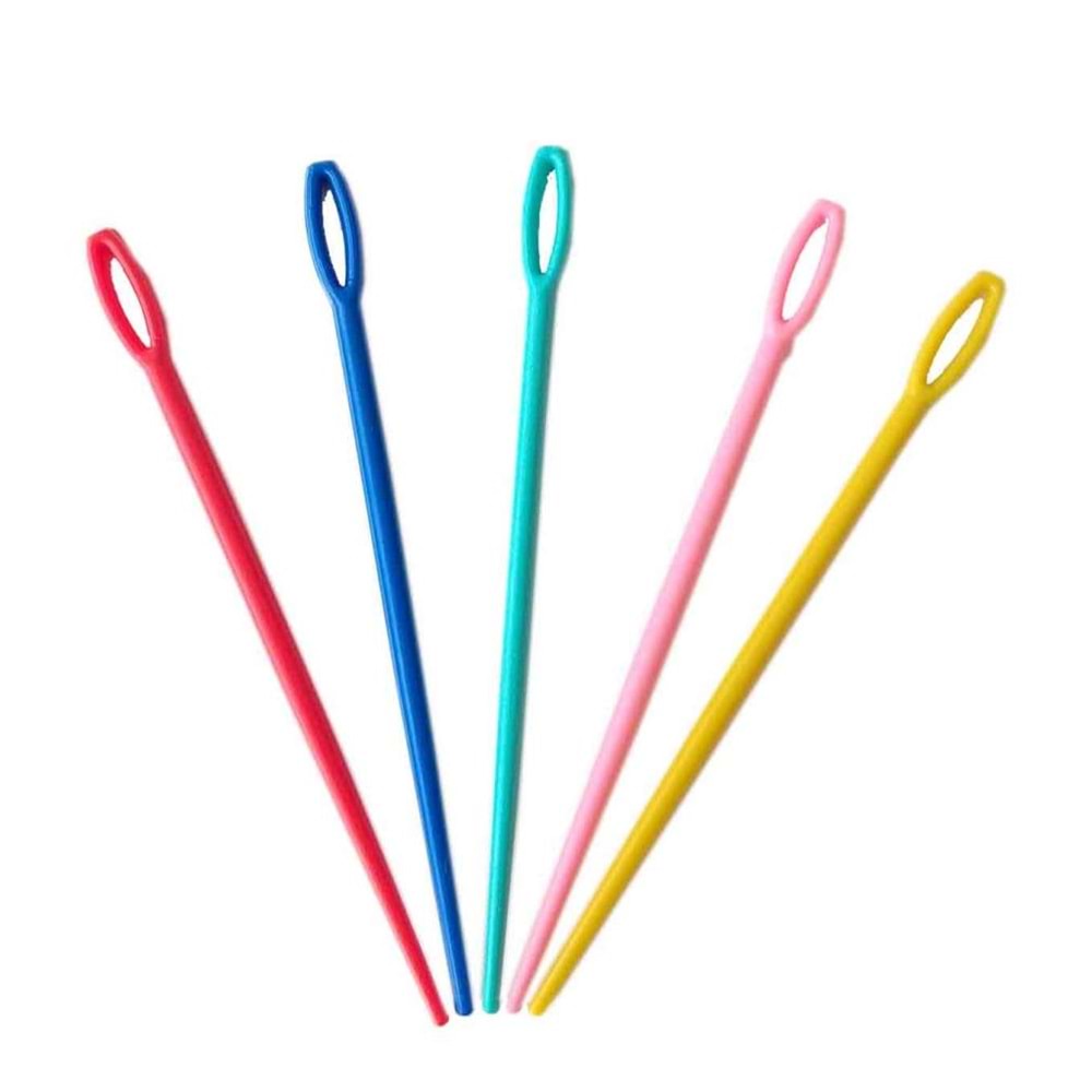 Çanta Aksesuar 5Li Renkli Yün İğnesi