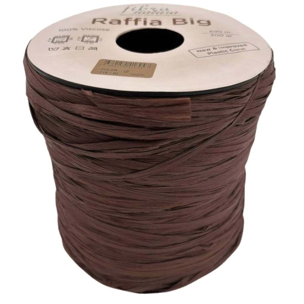 Çanta Aksesuar Himalaya Rafya Fibra Natura Raffia Big 119-04 (Acı Kahve Renk )