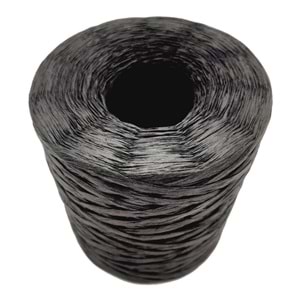 Çanta Aksesuar Yeni İthal Rafya İp 200gr (Siyah Renk)