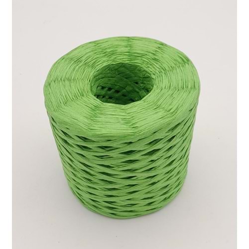 Çanta Aksesuar Elma Yeşili Renk Yeni İthal Rafya İp