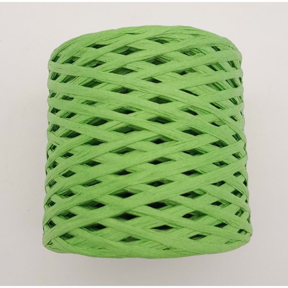 Çanta Aksesuar Elma Yeşili Renk Yeni İthal Rafya İp