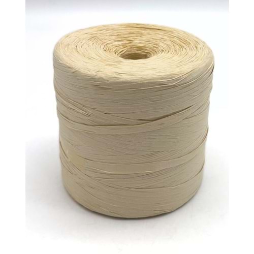 Çanta Aksesuar Saman Renk İthal Rafya İp 500 Gram