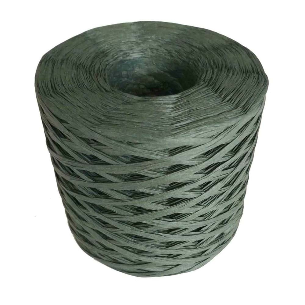 Çanta Aksesuar Yeni İthal Rafya İp Koyu Yeşil