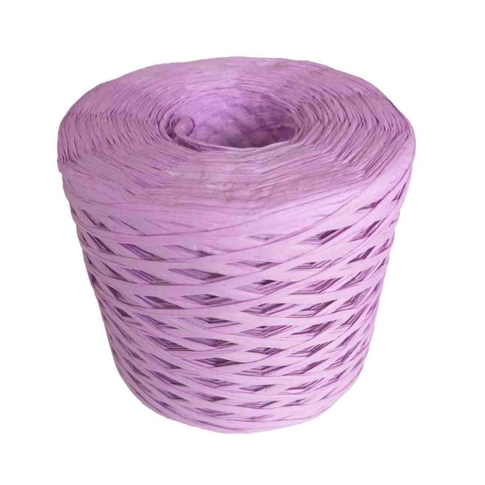 Çanta Aksesuar Yeni İthal Rafya İp Lila