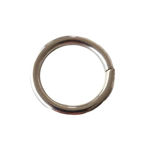 Çanta Aksesuar 2.5 Cm Yaysız Halka Gümüş Renk