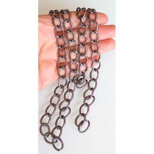 Çanta Aksesuar Füme Renk İnce Çanta Zinciri 120 Cm