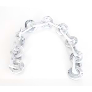 Çanta Aksesuar 40 Cm Akrilik Zincir Gri Tonlu