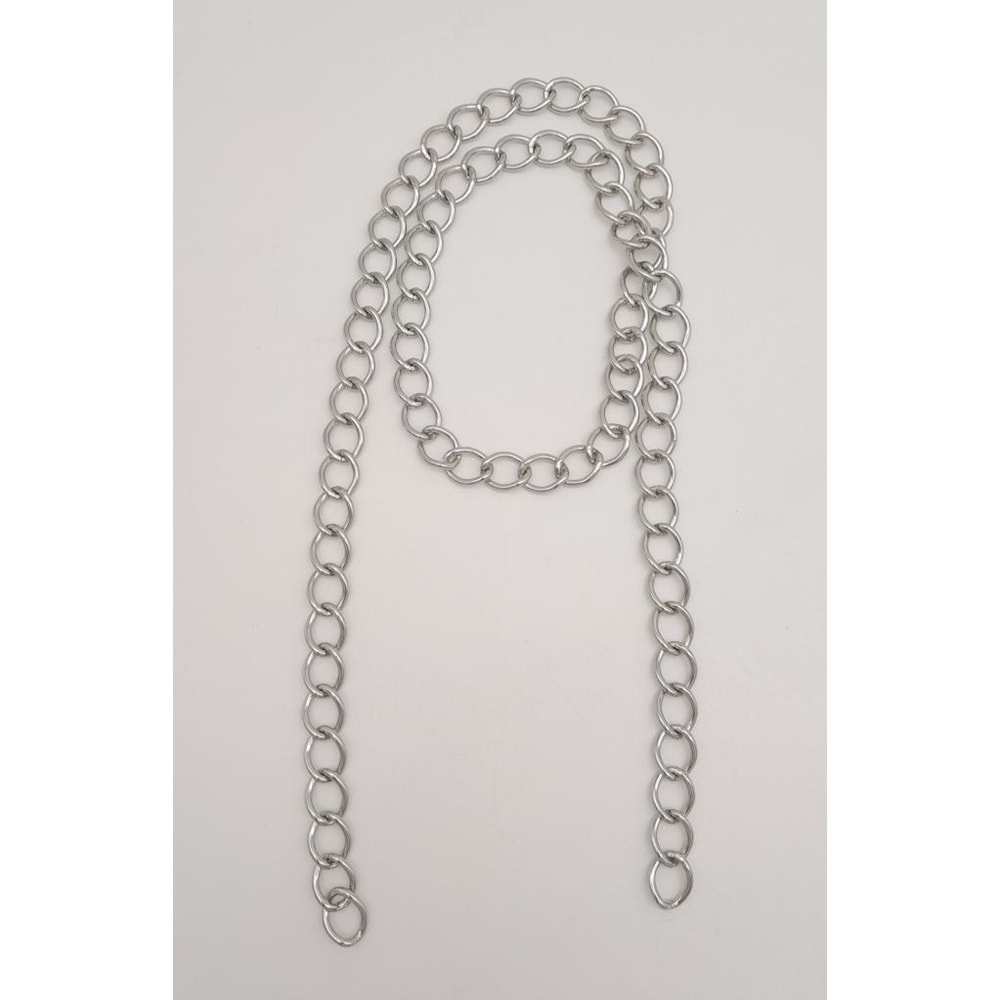 Çanta Aksesuar Kalın Zincir Gümüş 100 cm