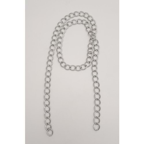 Çanta Aksesuar Kalın Zincir Gümüş 100 cm