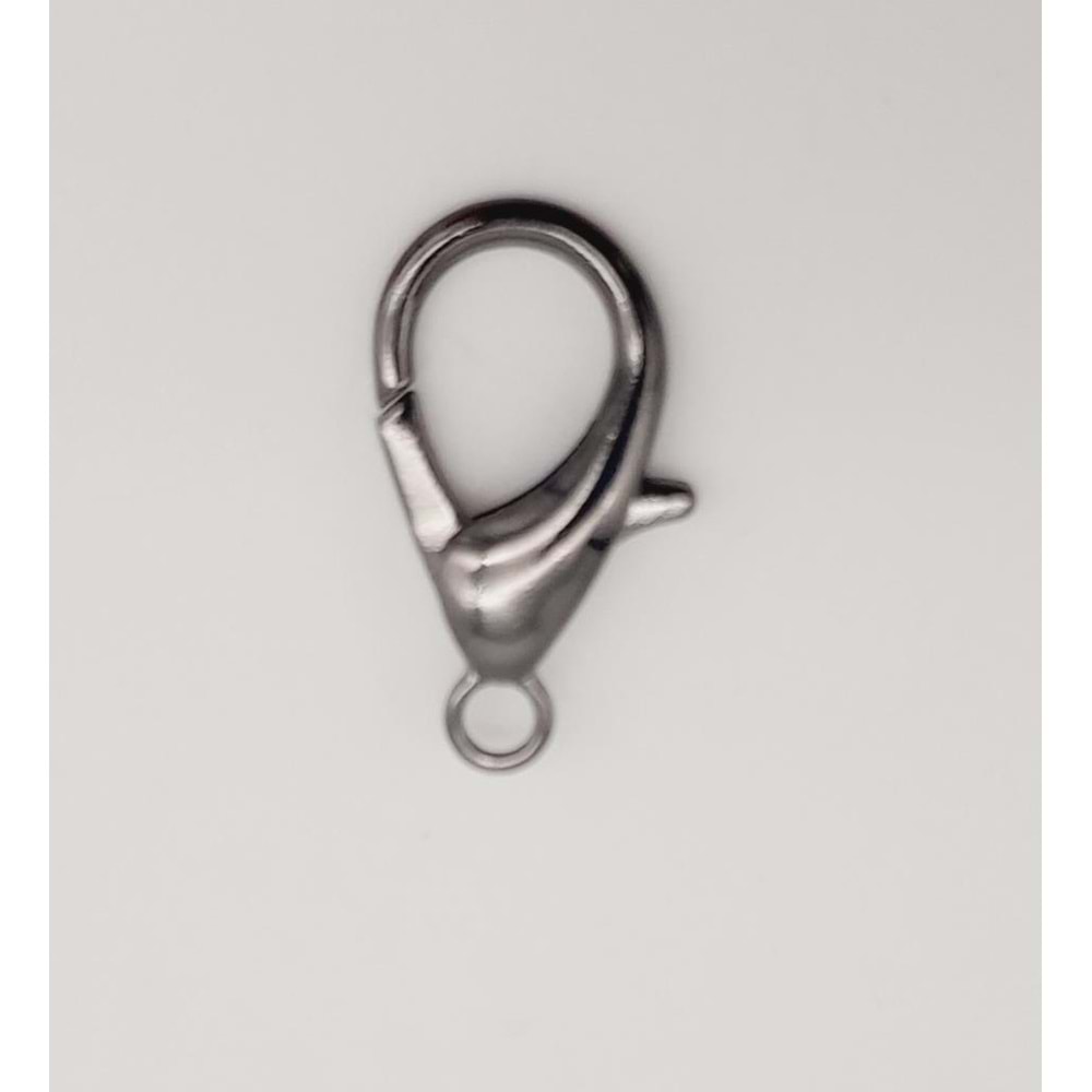 Çanta Aksesuar 2.3 Cm Füme Renk Zincir Uç Kancası 1 Adet