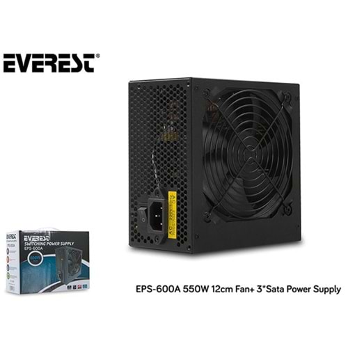 Everest EPS-600A 600w 12cm Fsn 4 Sata Aktif Pfc Güç Kaynağı Power Supply