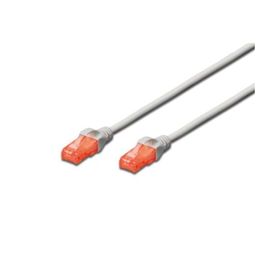 Digitus DK-1617-010 U-UTP CAT6 1 metre AWG 26-7 Cu LSZH Gri Renk Patch Kablo