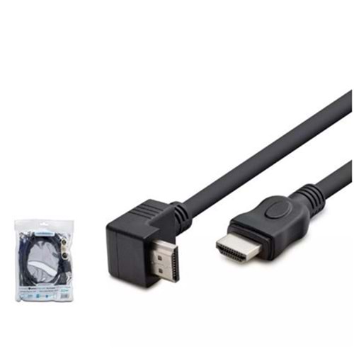 Hadron Hdx2016 Hdmi Kablo Pvc L Tip 1.5M Siyah