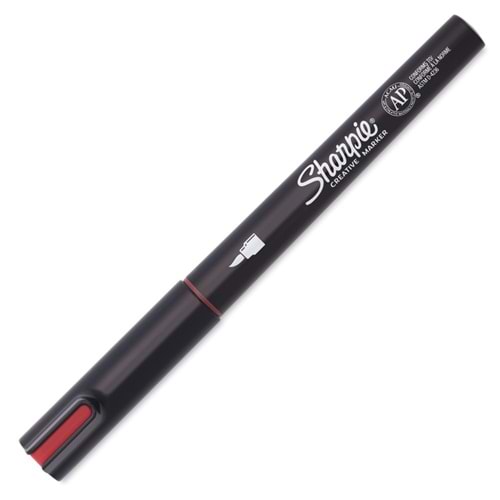 Sharpie Akrilik Markör Fırça Uç Kırmızı Sh-2218113