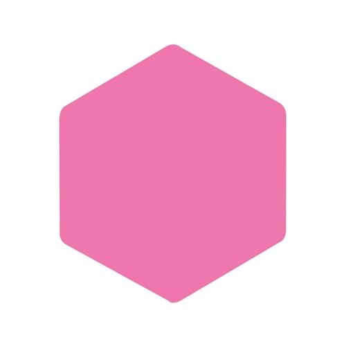 Panda Eva Pano Altıgen 46x40 Pembe