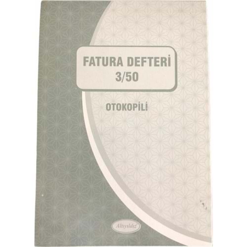 Altınyıldız Otokopili İrsaliyeli Fatura 3x50 (1 Adet)