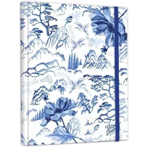 Victoria S Journals Gizli Spiralli Defter 17x24 96 YP Çizgili 124-1161