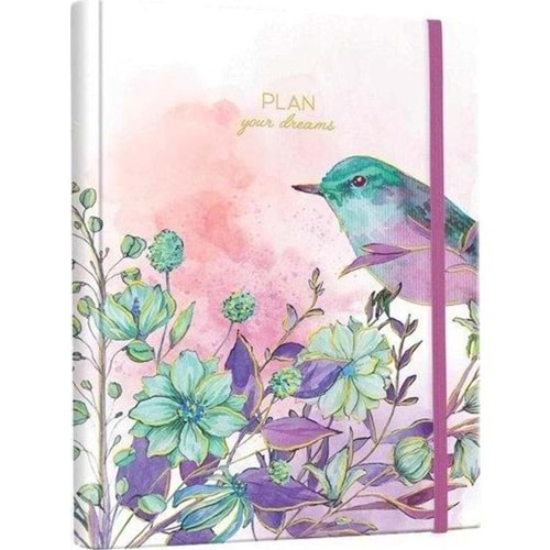 VJ Planlayıcı Defter GSP Ayraçlı 17x23 Haftalık 112 sf.+ToDo 30 sf.+Noktalı 50 sf.124-1293