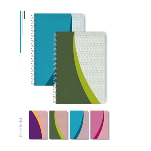 Elma Floor Serisi Spiralli 120 YP Kareli 17x24